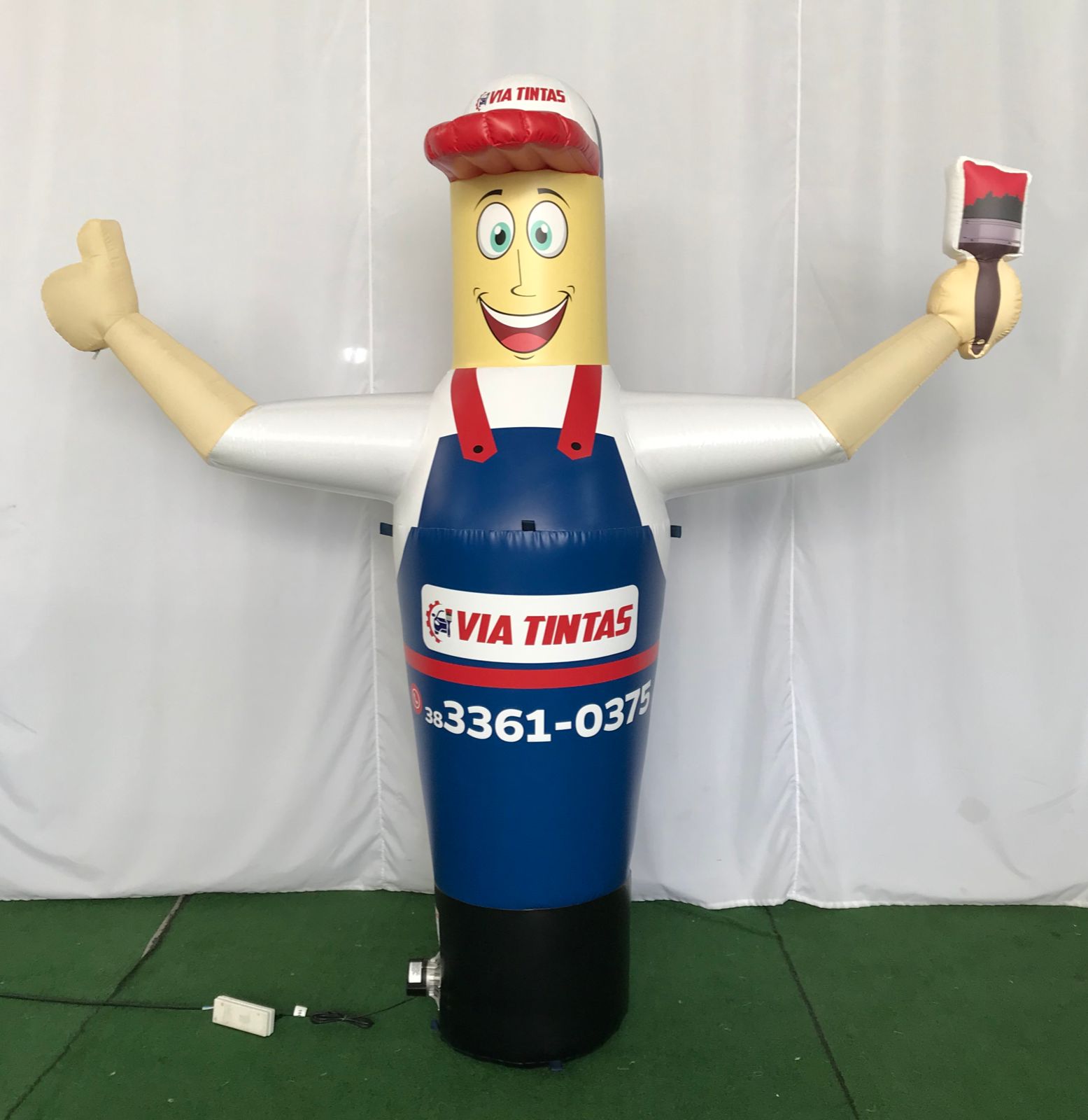 boneco inflável via tintas